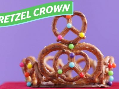 Ετοιμάζετε παιδικό πάρτι; Φτιάξτε κορωνίτσες από pretzel (vid)