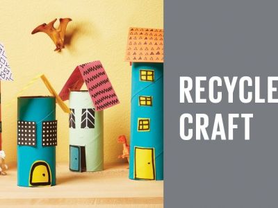 DIY – Φτιάξτε πανέμορφα σπιτάκια αξιοποιώντας το ρολό του χαρτιού υγείας (vid)