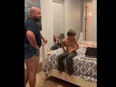 Μπαμπάς φόρεσε κοντό σορτς για να περάσει ένα μήνυμα στην κόρη του - Δείτε το viral βίντεο (vid)