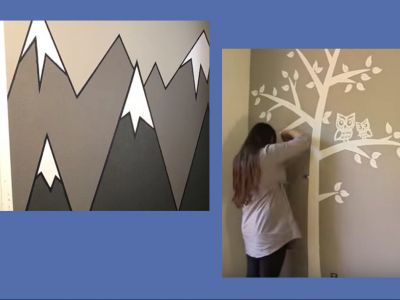 Φανταστικές τοιχογραφίες για το παιδικό δωμάτιο – Δείτε πώς θα τις φτιάξετε βήμα βήμα (vid)