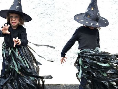 Χειροποίητες αποκριάτικες στολές από σακούλες σκουπιδιών (vids)