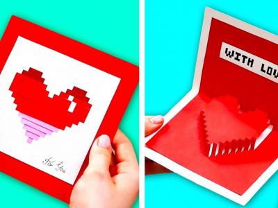 Πρωτότυπες κάρτες που μπορείτε να φτιάξετε με τα παιδιά για την ημέρα του Αγίου Βαλεντίνου (vid)