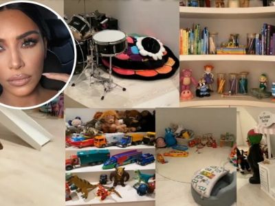 Θα πάθετε πλάκα με το εξωπραγματικό playroom των παιδιών της Kim Kardashian (pics+vid)