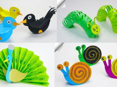 DIY: Έξι εύκολες κατασκευές με χαρτί για μικρά παιδιά (vid)