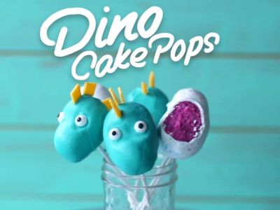 Φτιάξτε cakepops - δεινοσαυράκια (vid)