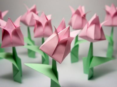 Χειροτεχνίες για παιδιά: Φτιάξτε εντυπωσιακές τουλίπες από origami (vid)