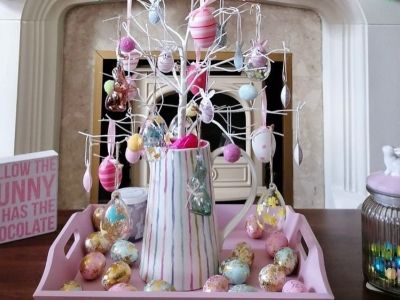 Φτιάξτε πασχαλινή ατμόσφαιρα στο σπίτι με πασχαλινά δέντρα (pics+vid)