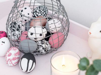 Δημιούργησε μια υπέροχη σύνθεση για το πασχαλινό σου τραπέζι με ζωγραφιστά αυγά