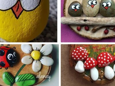 #Μένουμε_ σπίτι: Μοναδικές ιδέες για ζωγραφική πάνω σε πέτρες και βότσαλα (vid)