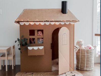 DIY - Φτιάξτε ένα σπιτάκι για τα παιδιά αξιοποιώντας τις χάρτινες κούτες που έχετε σπίτι (vid)