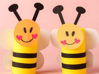 Τρεις εύκολες χειροτεχνίες με μελισσούλες από χαρτί - Φτιάξτε τις και εσείς (vids)