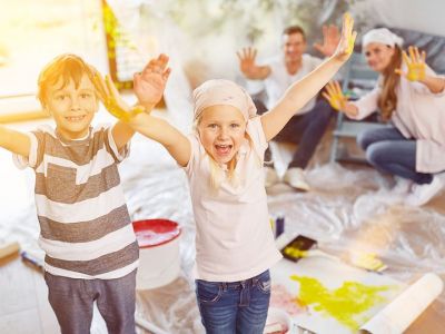 Πώς να βάψετε μόνοι σας το δωμάτιο του παιδιού (vid +pics)