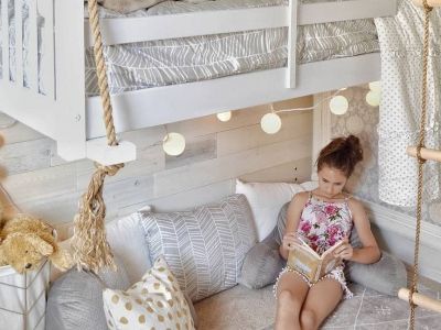 Ανανέωση παιδικού δωματίου: Υπέροχες κουκέτες για αγόρια και κορίτσια (vid+pics)