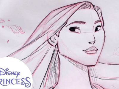 Ζωγραφική για παιδιά: Δείτε πώς θα σχεδιάσετε τη Ποκαχόντας βήμα - βήμα (vid)