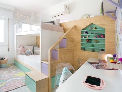 Κοινό κοριτσίστικο δωμάτιο: Μοναδικές ιδέες για να το διακοσμήσετε (pics)