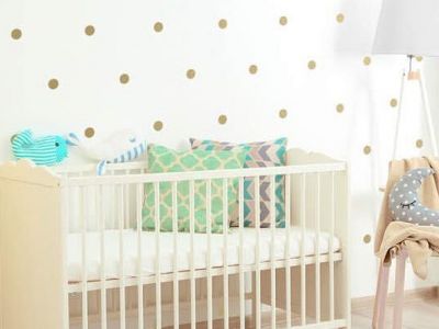 Πουά στο παιδικό δωμάτιο: Εναλλακτικές ιδέες διακόσμησης (pics)