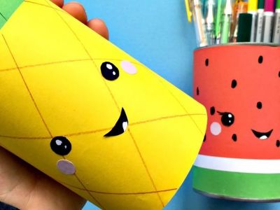 DIY - Φτιάξτε εντυπωσιακές καλοκαιρινές μολυβοθήκες από χαρτί (vid)