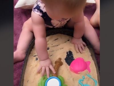 Έτσι θα φτιάξετε κι εσείς φαγώσιμη άμμο για να παίξουν τα μικρά παιδιά σας