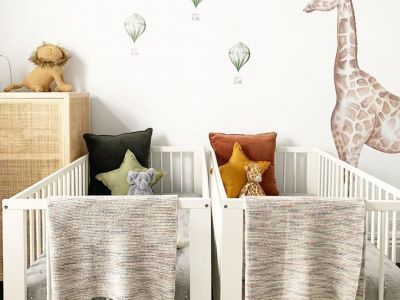 Παιδικό δωμάτιο διδύμων: Δέκα ιδέες για τη διακόσμησή του (pics)