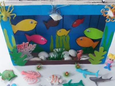 Καλοκαιρινές χειροτεχνίες για παιδιά: Φτιάξτε το δικό σας ενυδρείο (vid)