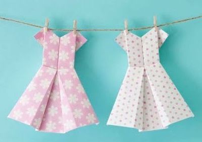 Χειροτεχνίες origami: Δείτε πώς θα φτιάξετε φορέματα από χαρτί σε ένα λεπτό