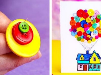 13 χειροτεχνίες με κουμπιά για μικρά και μεγάλα παιδιά (vid)