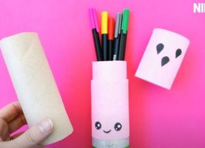 #BackToSchool: Φτιάξτε μία φανταστική μολυβοθήκη με ρολό από χαρτί υγείας