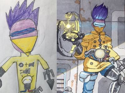 Μπαμπάς μετατρέπει τις ζωγραφιές των γιων του σε εντυπωσιακά animations