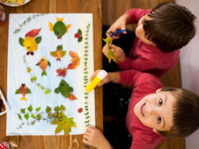 Χειροτεχνίες με φύλλα εμπνευσμένες από το φθινόπωρο