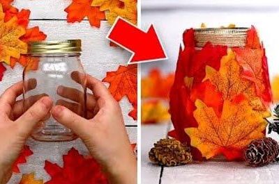 Φθινοπωρινές κατασκευές για παιδιά με φύλλα δέντρων (vid)