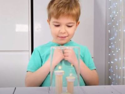 Το πείραμα με τα κεράκια που θα ενθουσιάσει τα παιδιά (vid)