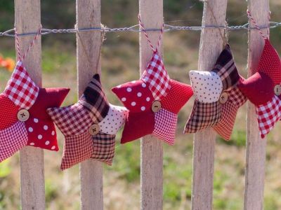Χριστουγεννιάτικα στολίδια από ύφασμα - Πώς θα τα φτιάξετε