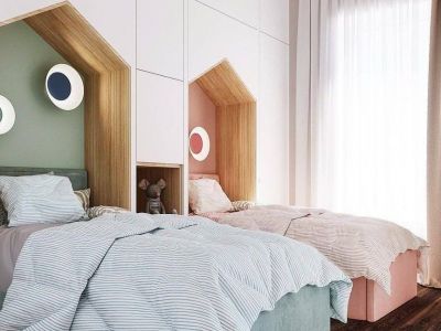 Σαράντα πέντε φανταστικές ιδέες για κοινό παιδικό δωμάτιο (vid)