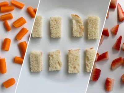 Οδηγός για να κόψετε τα φρούτα, τα λαχανικά και άλλα για τα μικρά σας