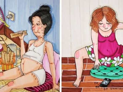 Είστε έγκυος; Τότε θα ταυτιστείτε σίγουρα με αυτά τα σκίτσα
