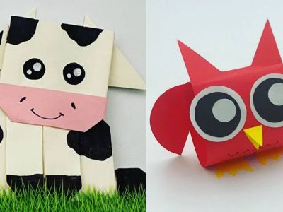 Χειροτεχνίες για παιδιά: Φτιάξτε πανέμορφα ζωάκια από χαρτί