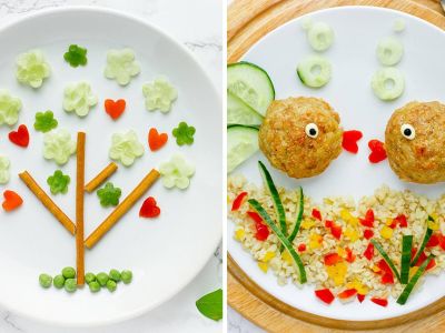 Έξι παιχνιδιάρικα πιάτα με λαχανικά για παιδιά (pics)