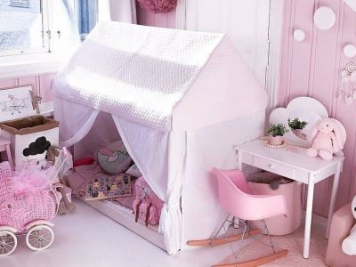 Διακοσμήστε το παιδικό δωμάτιο με χρωματιστές σκηνές (pics)