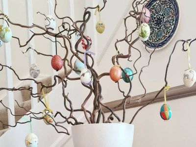 Ιδέες για να φτιάξετε το δικό σας πασχαλινό δέντρο (pics)