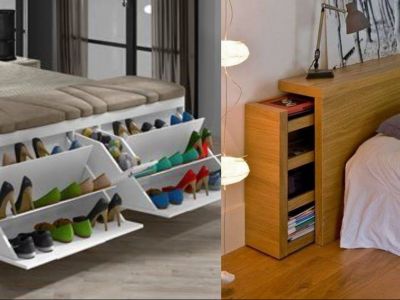 Έξυπνες ιδέες οργάνωσης και αποθήκευσης για την κρεβατοκάμαρά σας