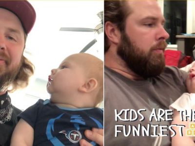 Αυτός ο μπαμπάς βρήκε έναν μοναδικό τρόπο για να σταματά το κλάμα του μωρού