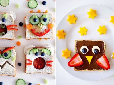 Πρωινό για παιδιά: Δέκα εντυπωσιακά πιάτα με ψωμί του τοστ (εικόνες)