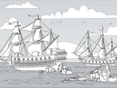 Δέκα καλοκαιρινές χρωμοσελίδες για παιδιά (εικόνες για εκτύπωση)