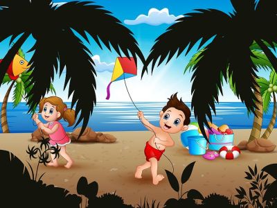 Έντεκα χρωμοσελίδες για παιδιά - Ζωγραφίζουμε την παραλία και τη θάλασσα