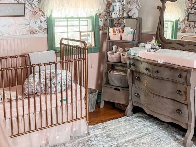 Vintage και ρετρό ιδέες για τη διακόσμηση βρεφικού δωματίου