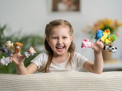 Δαχτυλόκουκλες από χαρτόνι - Εκτυπώστε, κολλήστε και παίξτε