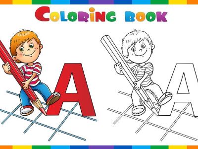 Ζωγραφίζοντας το Α - Χρωμοσελίδες για παιδιά