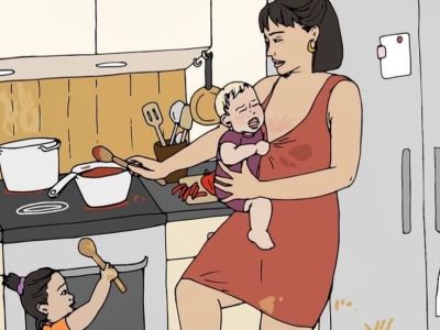 Εκείνη τα κάνει όλα! Η μαμά!