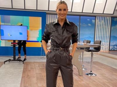 Η Ελεονώρα Μελέτη φόρεσε την πιο ωραία eco δερμάτινη ολόσωμη φόρμα