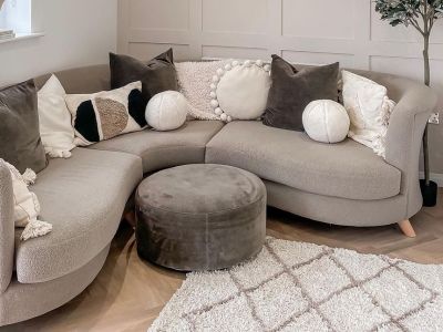 Γωνιακός καναπές για μικρό καθιστικό: Οι επιλογές είναι πολλές (εικόνες)